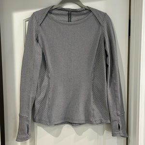 Lululemon thick long sleeve running top size 10